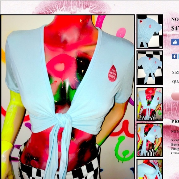 omighty Tops - O-MIGHTY No More Tears Crop Top